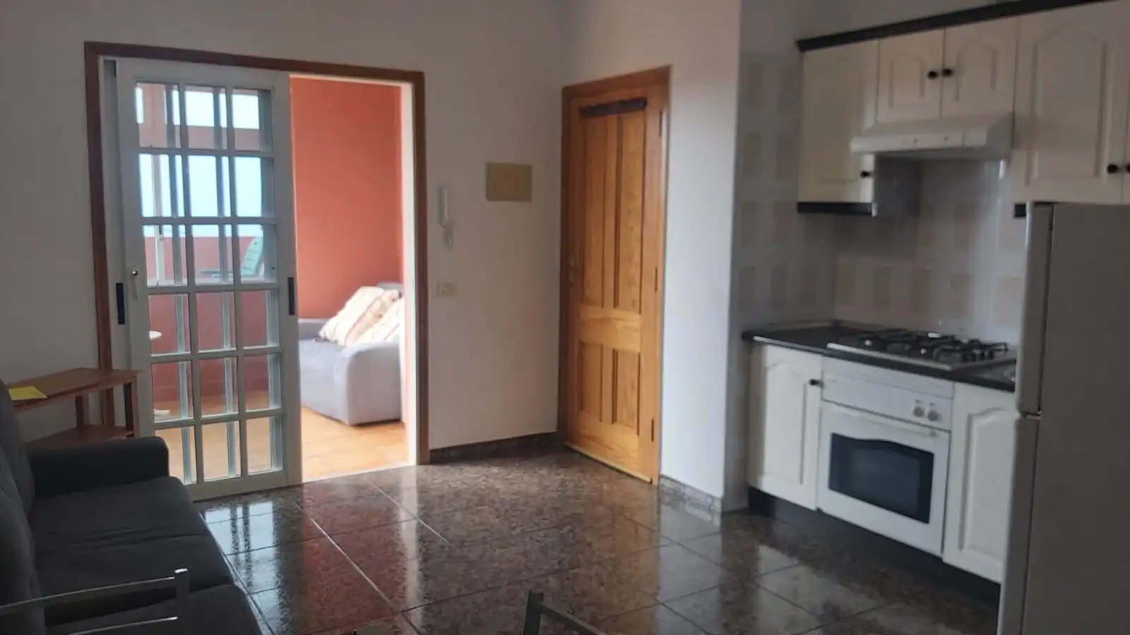 Cocina de Ático de alquiler en Tegueste con Terraza, Amueblado y Horno