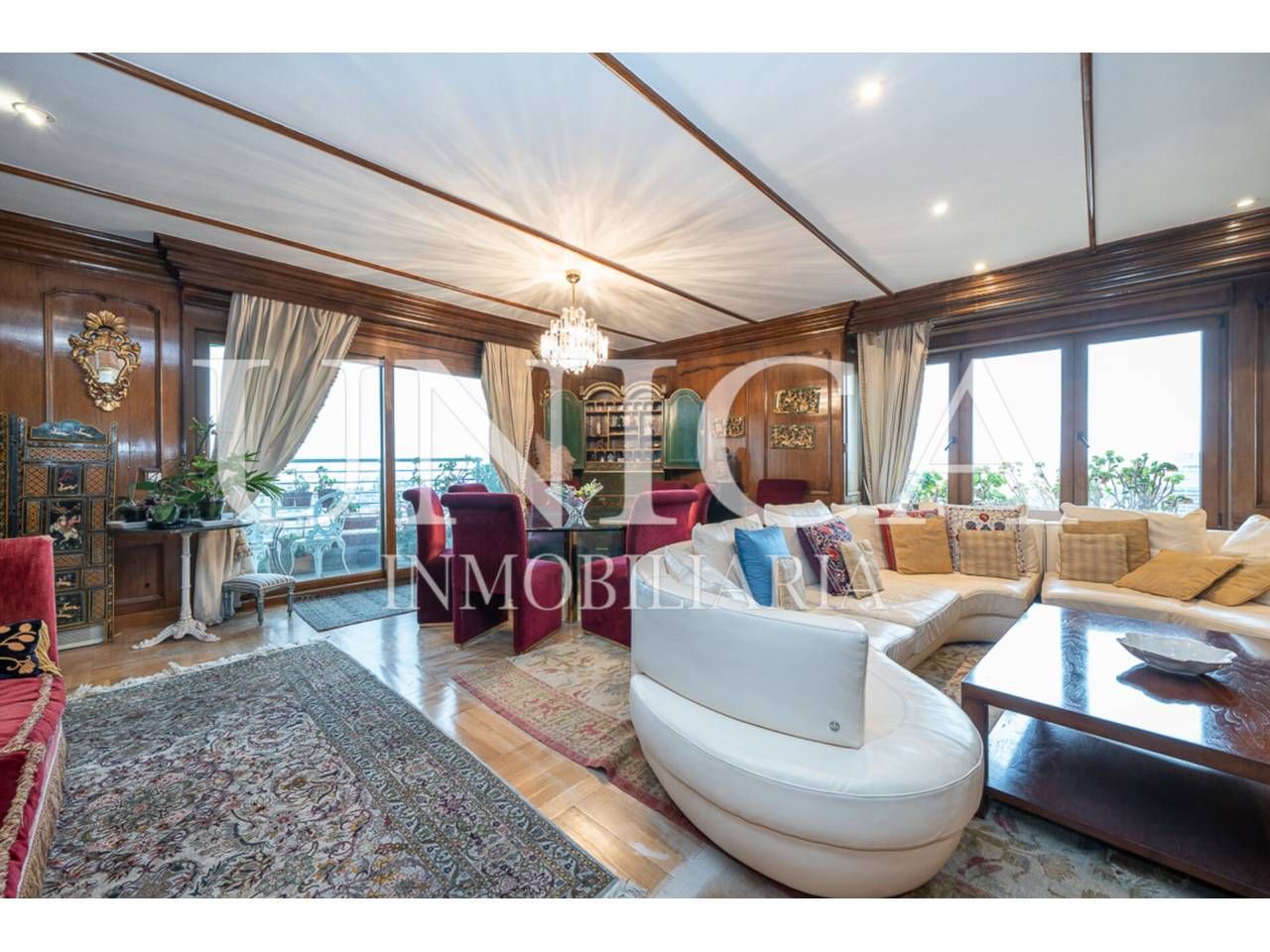 Living room of Duplex for sale in  Madrid Capital  with Air Conditioner, Heating and Terrace