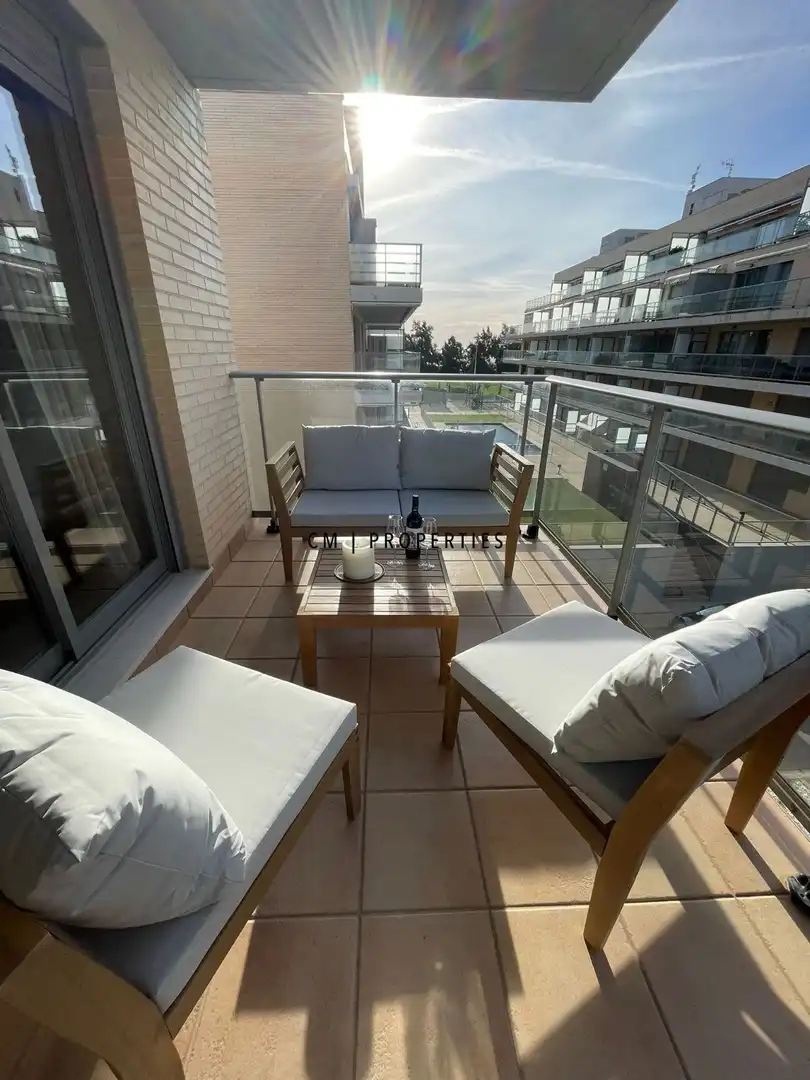 Terrasse von Wohnungen zur Miete in Moncofa mit Klimaanlage, Heizung und Terrasse