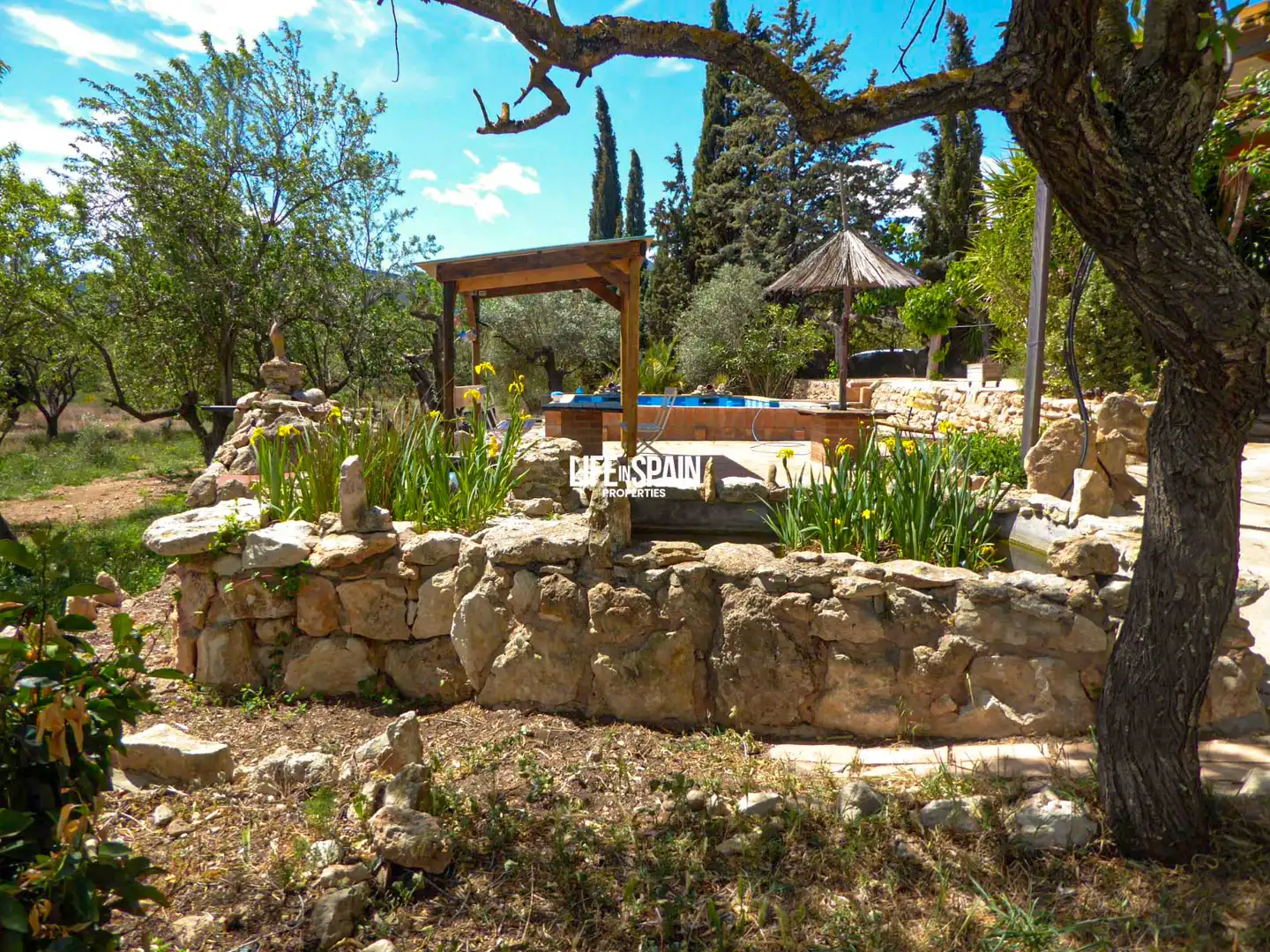 Garten von Country house zum Verkauf in Rasquera mit Klimaanlage, Privatgarten und Terrasse