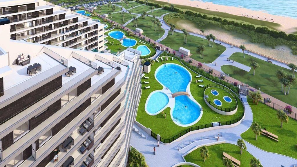 Swimming pool of Apartment for sale in Cabanes  with Air Conditioner, Heating and Private garden