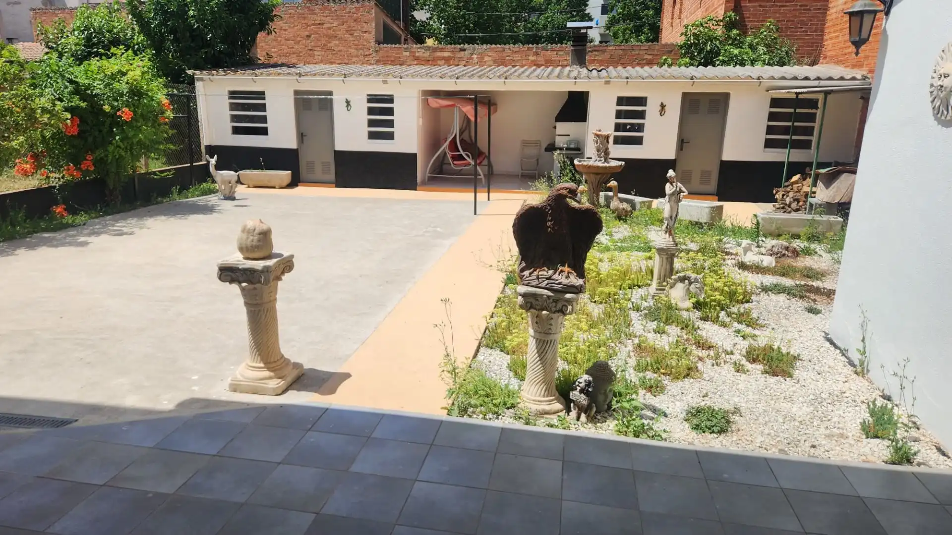 Terraza de Piso de alquiler en Salt con Aire acondicionado, Calefacción y Trastero