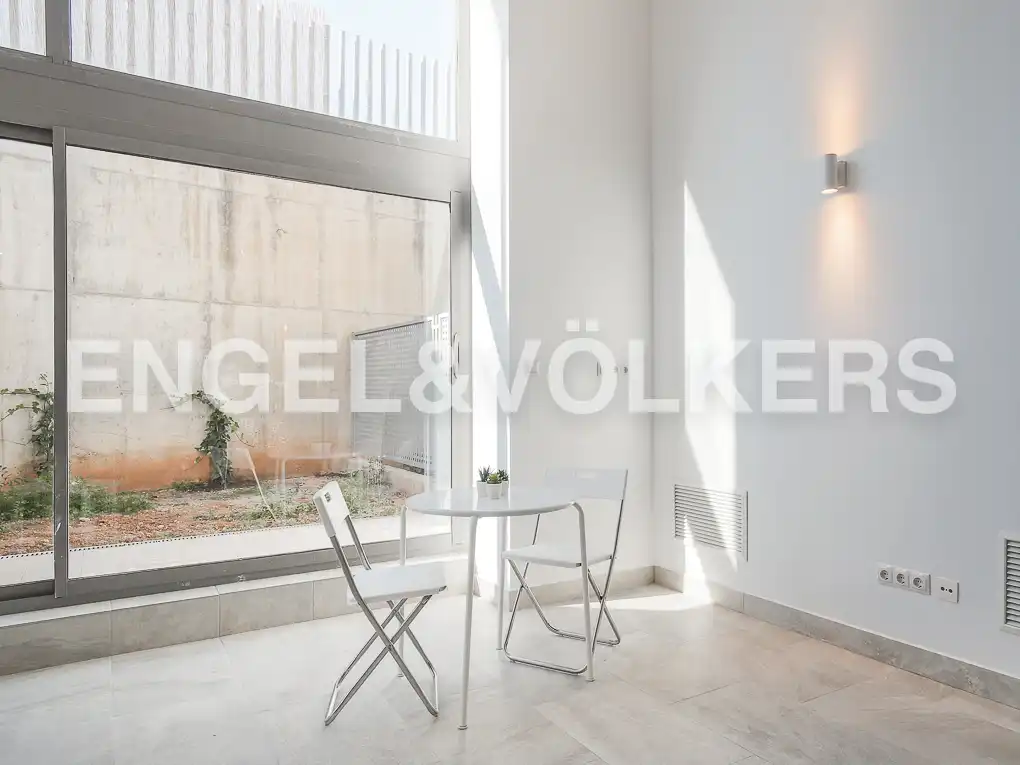 Terrasse von Loft zur Miete in Valencia mit Klimaanlage, Heizung und Privatgarten
