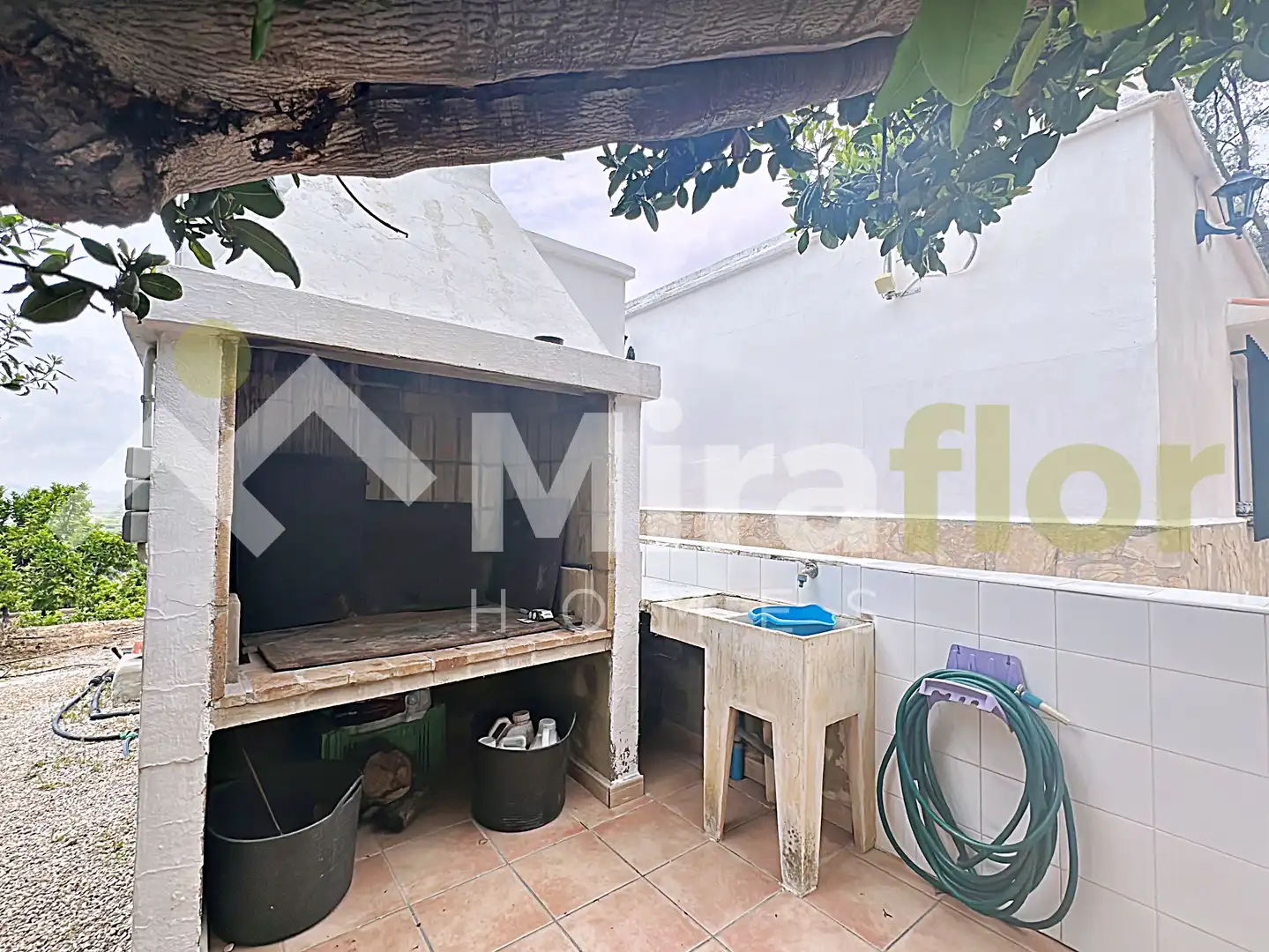 Jardín de Finca rústica en venta en Pego con Jardín privado, Terraza y Amueblado