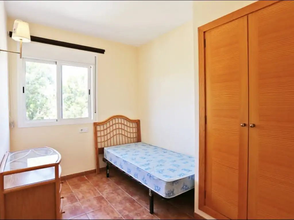 Dormitori de Apartament de lloguer en Calvià amb Aire condicionat, Jardí privat i Terrassa