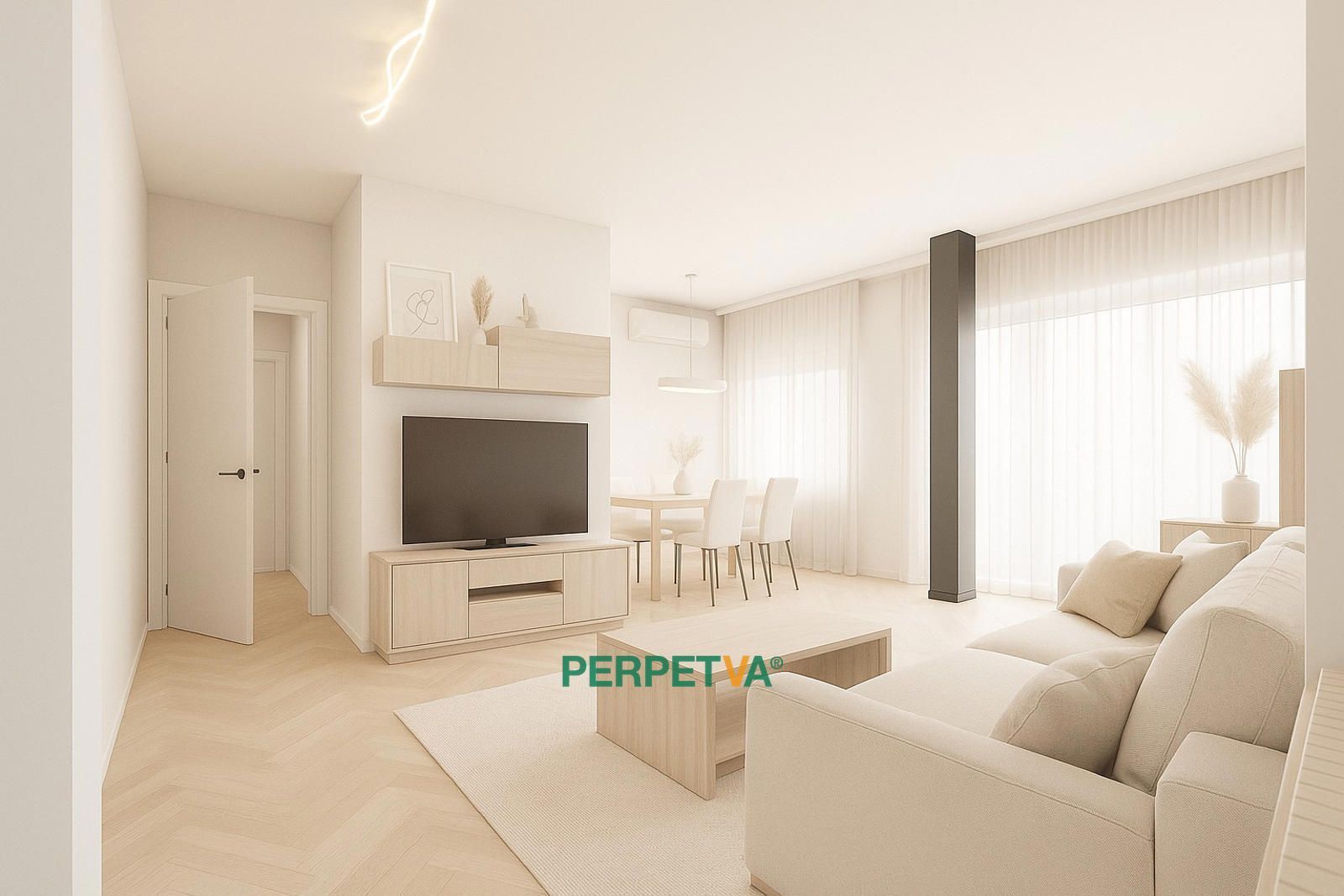 Living room of Attic for sale in Sabadell  with Air Conditioner, Storage room and Furnished