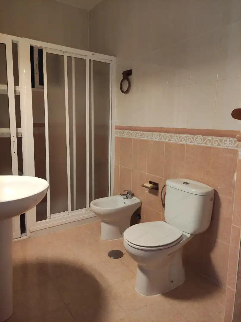 Baño de Casa o chalet en venta en Almadén de la Plata con Terraza, Amueblado y Balcón