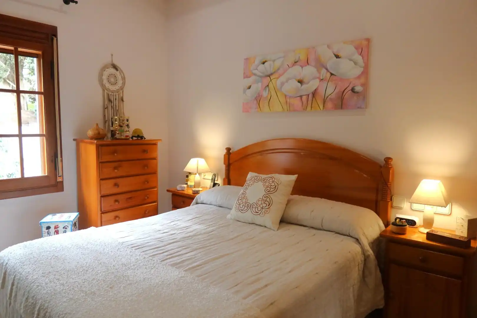 Schlafzimmer von Erdgeschoss zum Verkauf in  Palma de Mallorca mit Klimaanlage, Privatgarten und Abstellraum