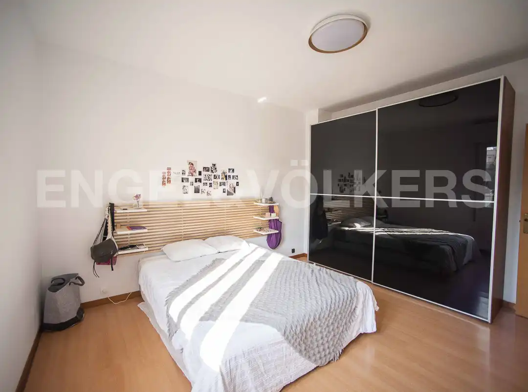 Bedroom of Flat for rent in Barcelona  with Air Conditioner, Heating and Parquet flooring