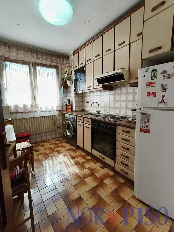 Kitchen of Flat for sale in Bilbao   with Heating, Terrace and Furnished
