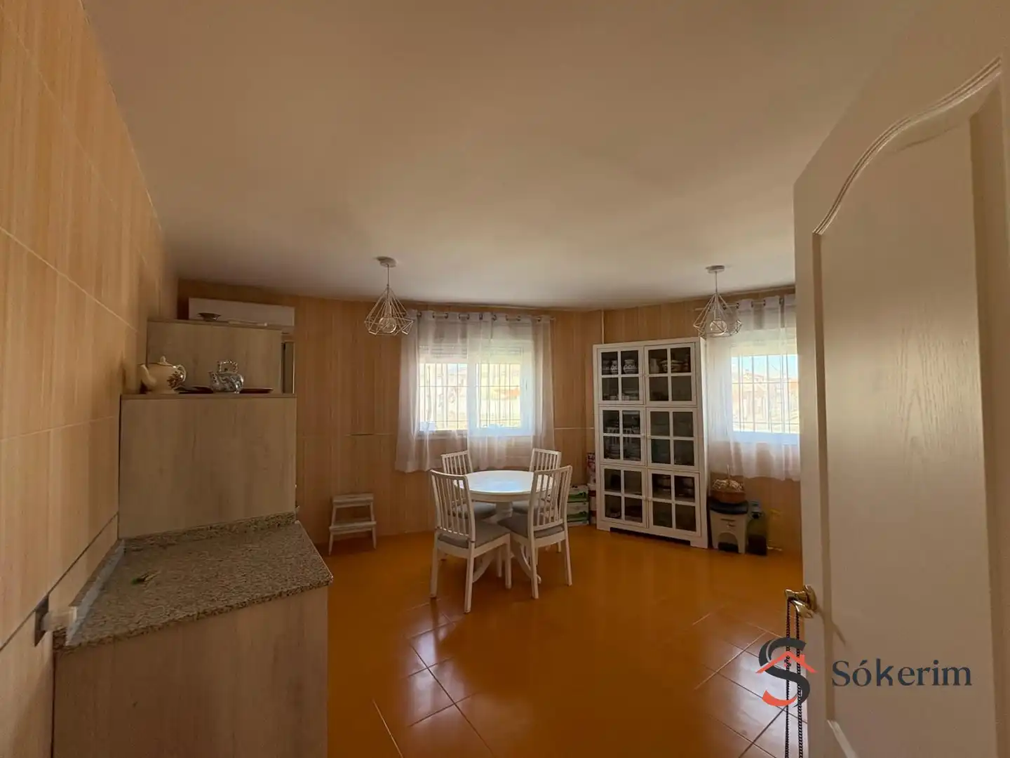 Esszimmer von Wohnung zum Verkauf in Alcabón mit Klimaanlage, Heizung und Privatgarten