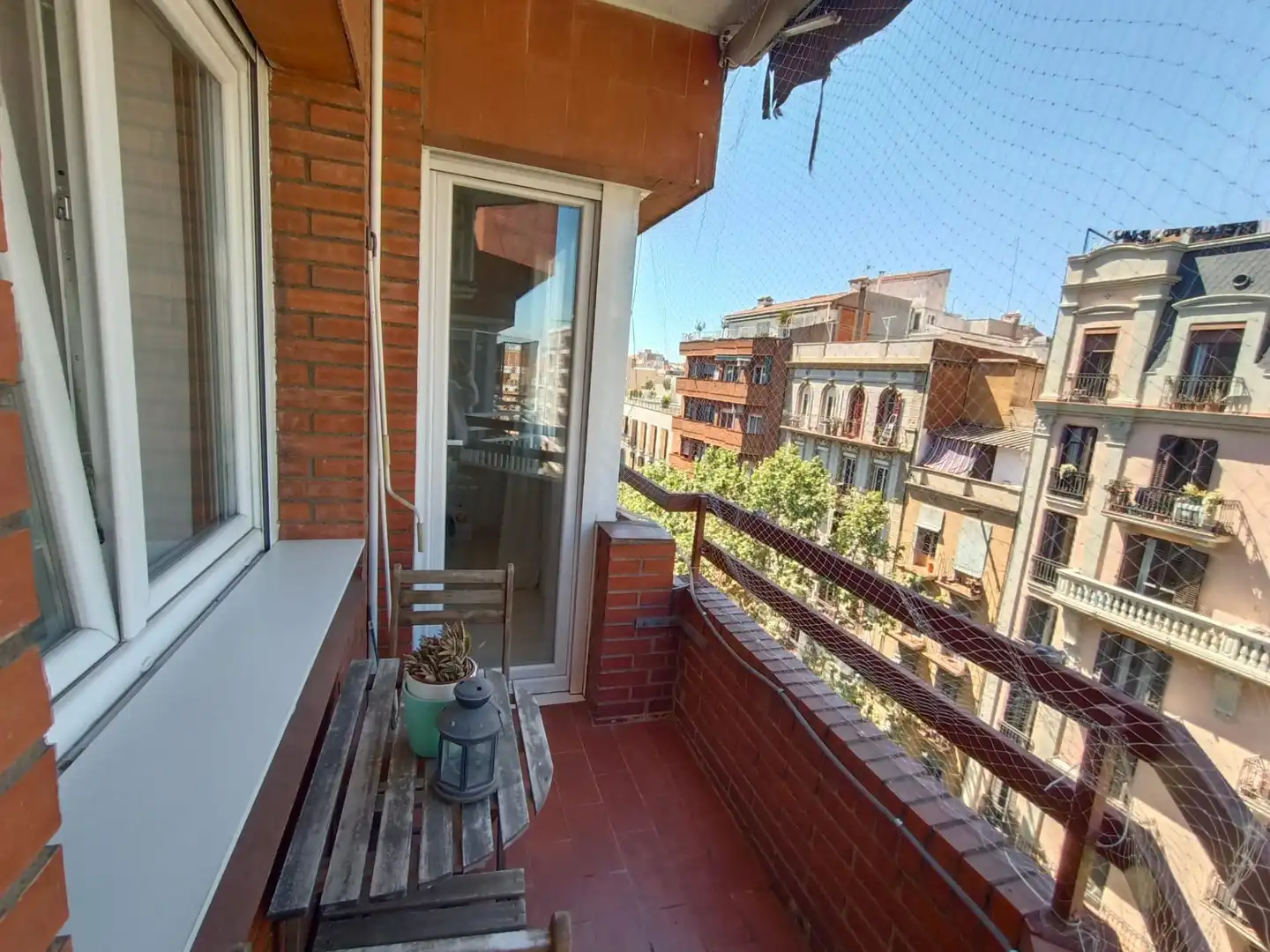 Terrasse von Wohnungen zur Miete in Barcelona mit Klimaanlage, Heizung und Parkett