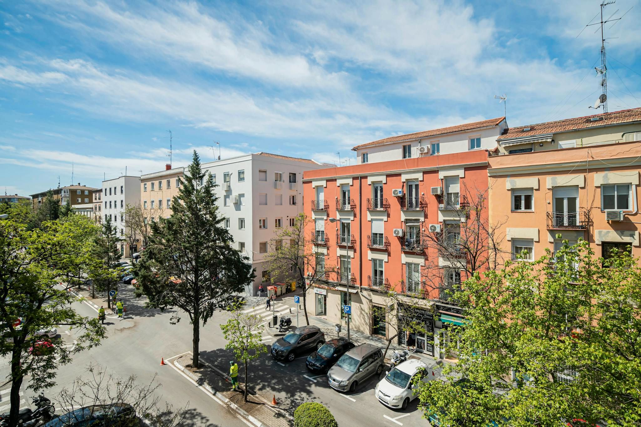 Exterior view of Flat to rent in  Madrid Capital  with Air Conditioner, Heating and Furnished