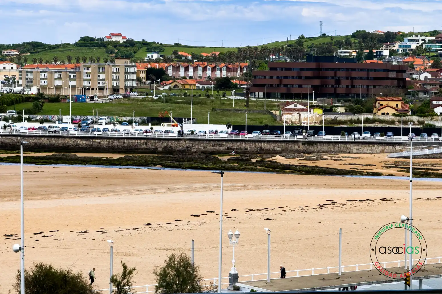 Vista exterior de Piso en venta en Gijón  con Parquet y Terraza