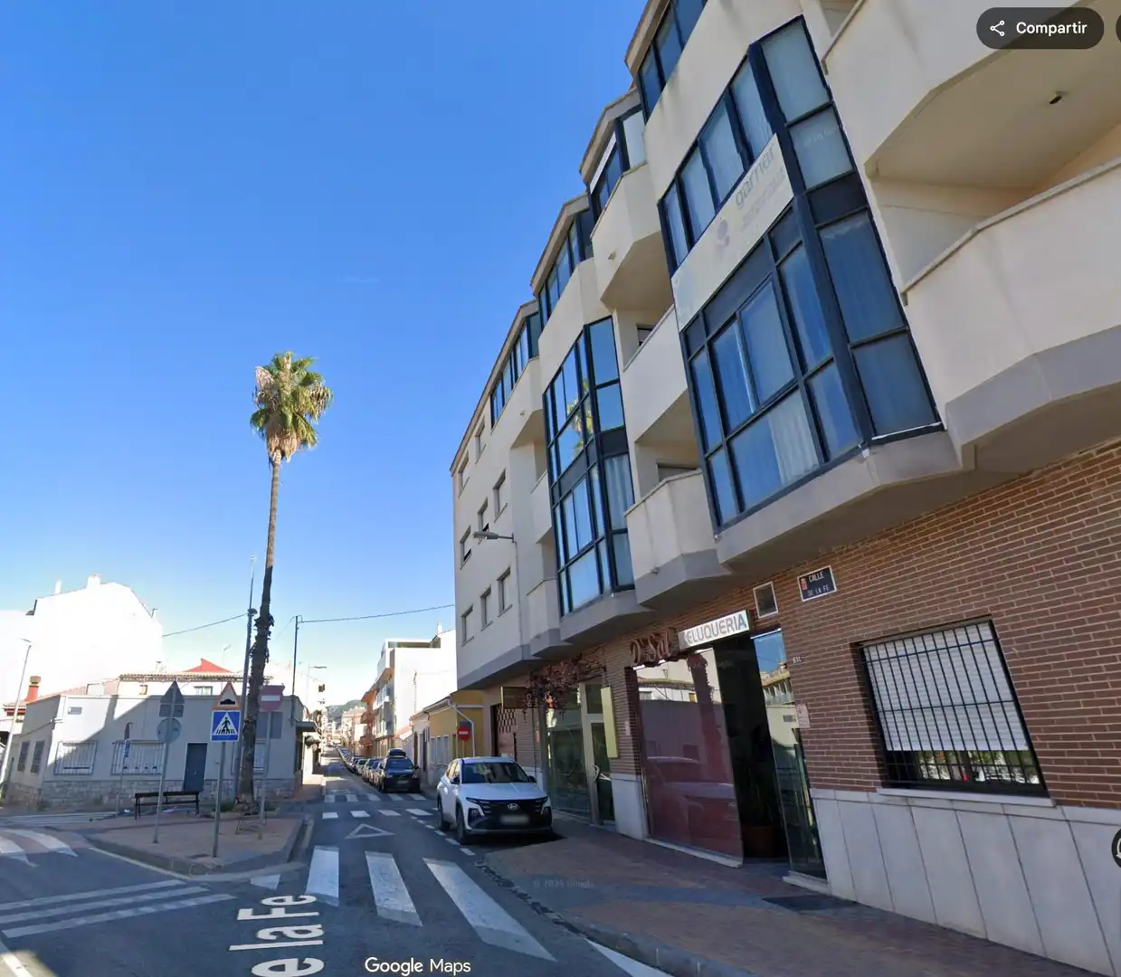 Vista exterior de Garaje de alquiler en Murcia