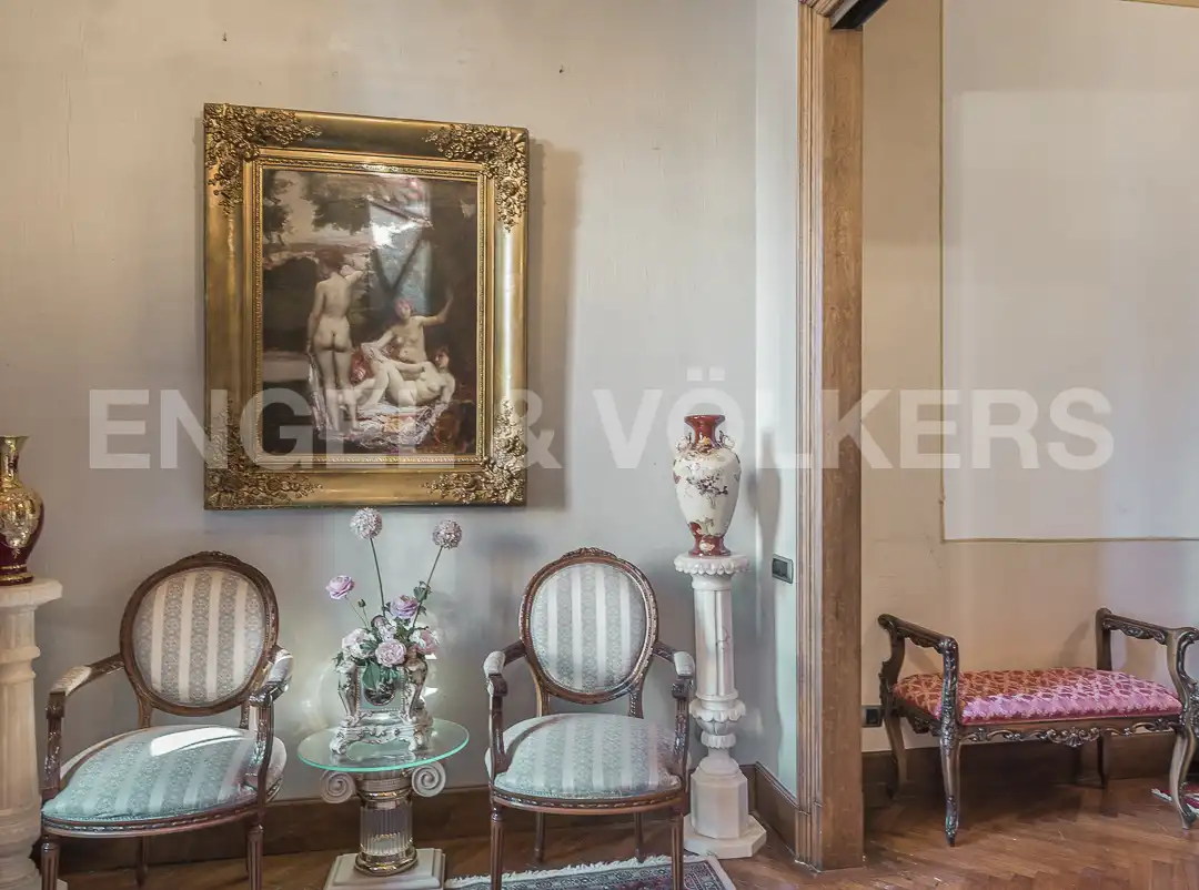 Sala d'estar de Casa adosada en venda en La Garriga amb Calefacció, Jardí privat i Parquet