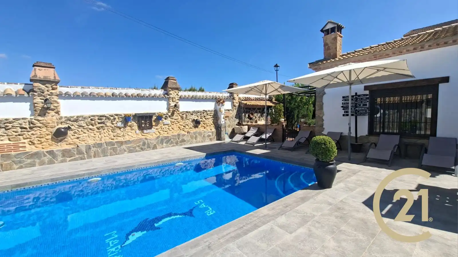 Piscina de Casa o chalet en venta en Arriate con Aire acondicionado, Jardín privado y Terraza