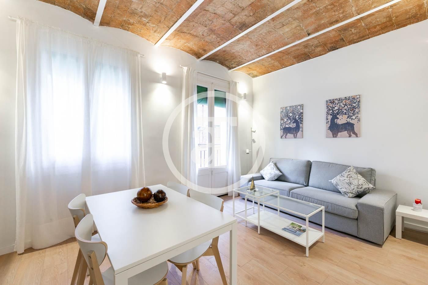 Exterior view of Flat to rent in  Barcelona Capital  with Air Conditioner, Heating and Furnished