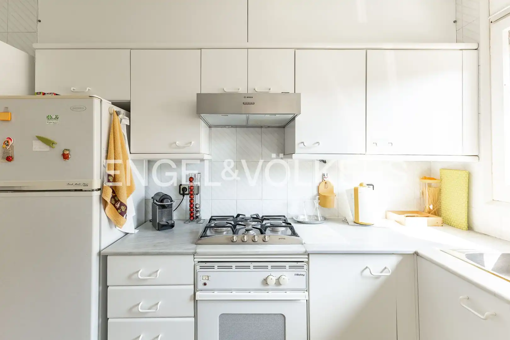 Kitchen of Flat for sale in Caldes d'Estrac  with Air Conditioner, Heating and Private garden