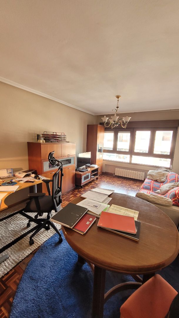 Living room of Flat for sale in Gijón   with Heating and Parquet flooring