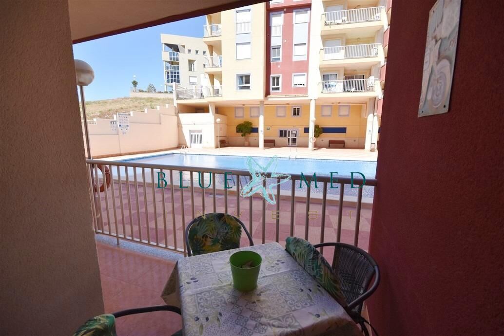 Swimming pool of Apartment for sale in Mazarrón  with Air Conditioner, Heating and Terrace