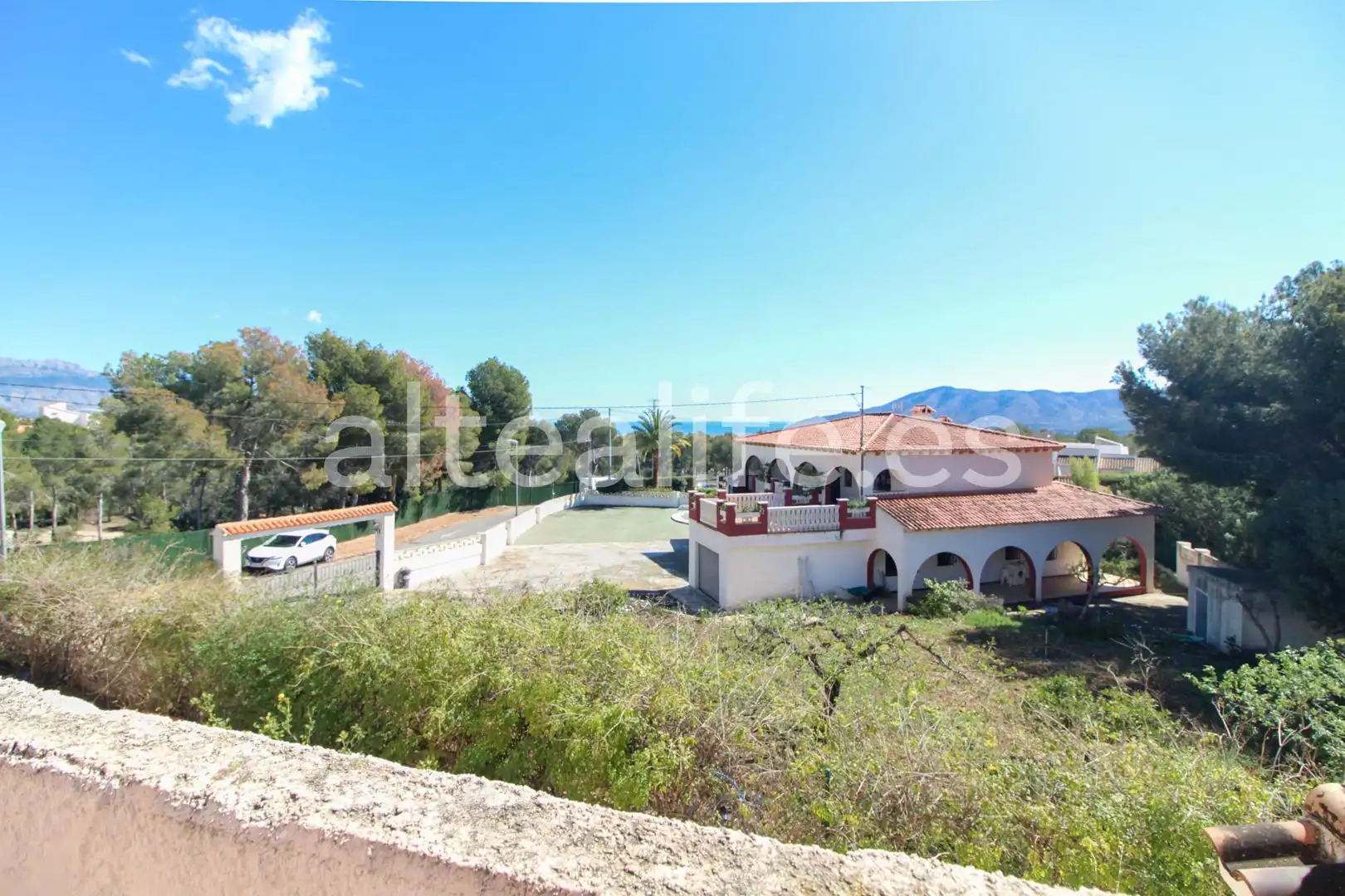Vista exterior de Casa o chalet en venta en La Nucia con Aire acondicionado, Calefacción y Jardín privado
