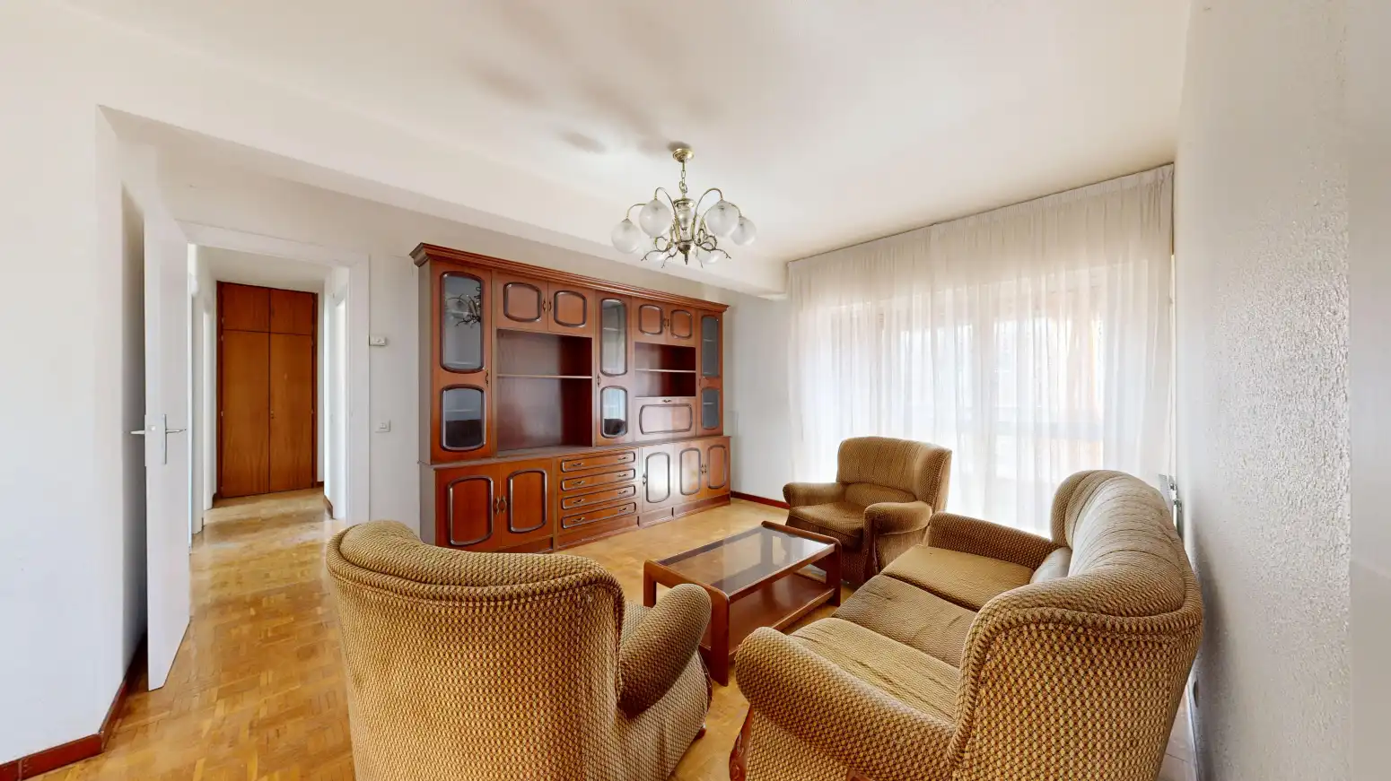 Sala de estar de Piso en venta en Tafalla con Calefacción, Parquet y Terraza