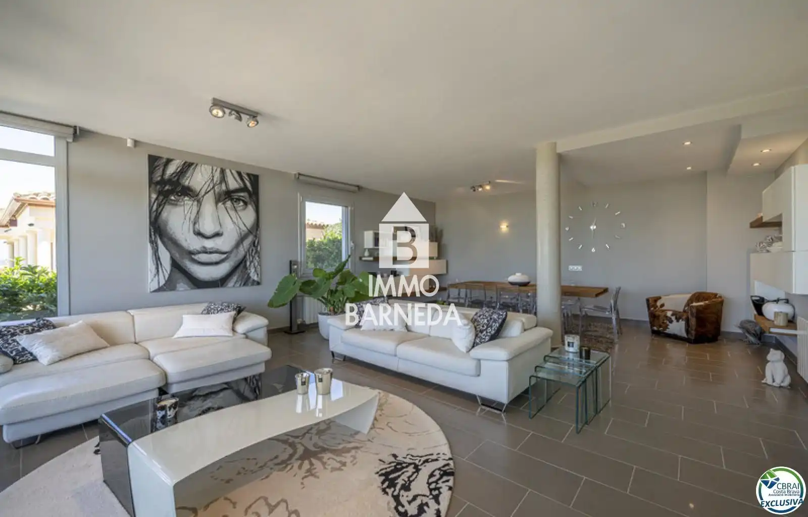 Sala de estar de Casa o chalet en venta en Palau-saverdera con Calefacción, Jardín privado y Terraza