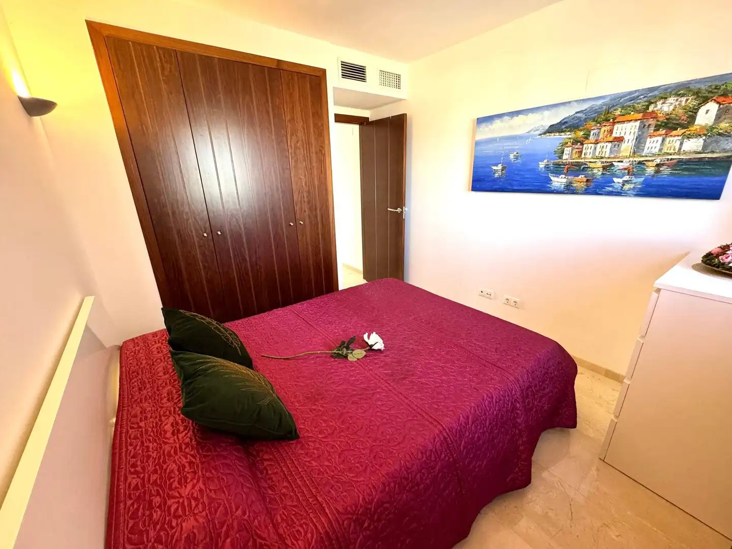 Dormitori de Apartament en venda en Torrevieja amb Aire condicionat, Calefacció i Jardí privat