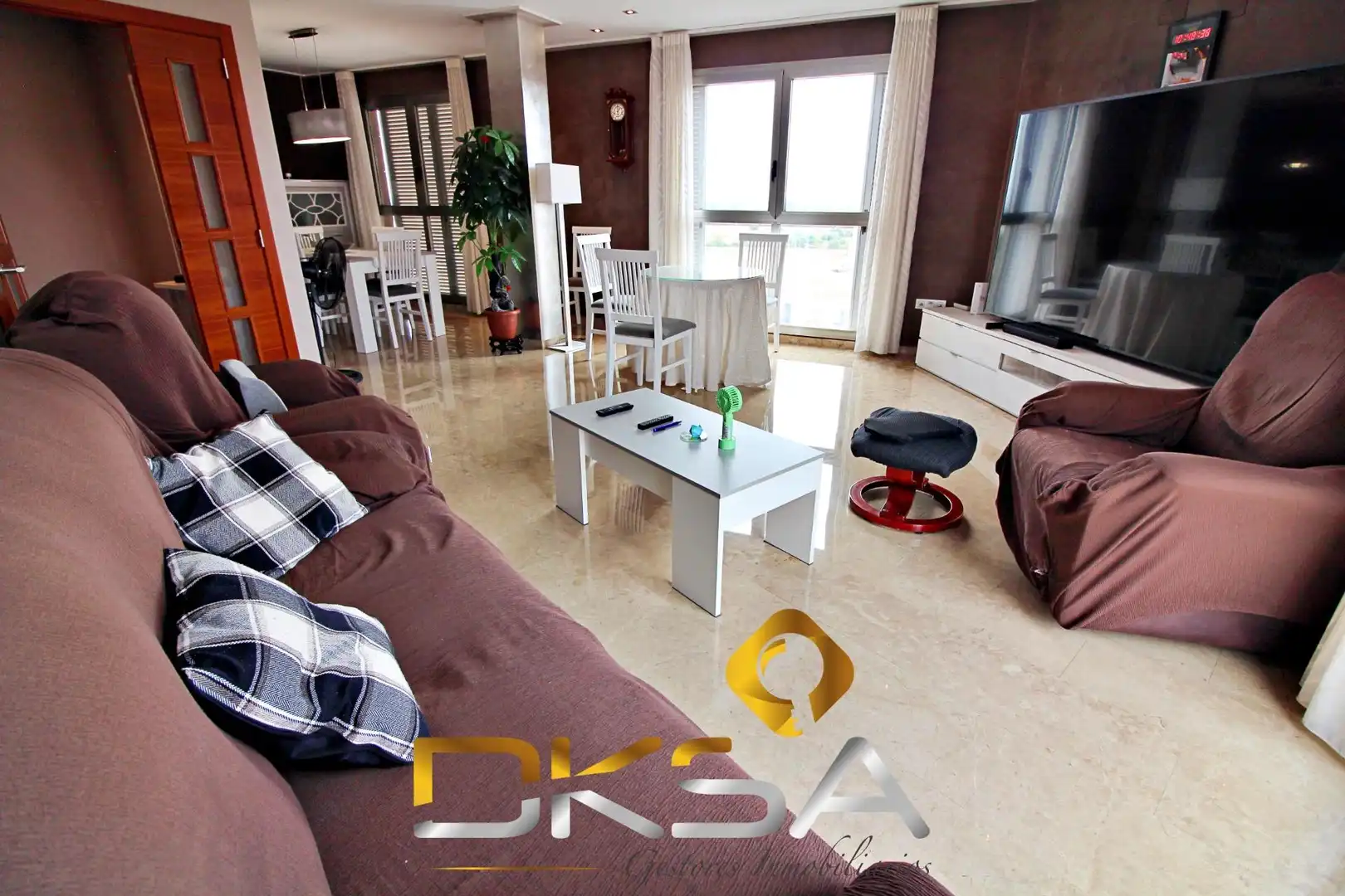 Sala de estar de Ático en venta en Almazora / Almassora con Aire acondicionado, Calefacción y Terraza