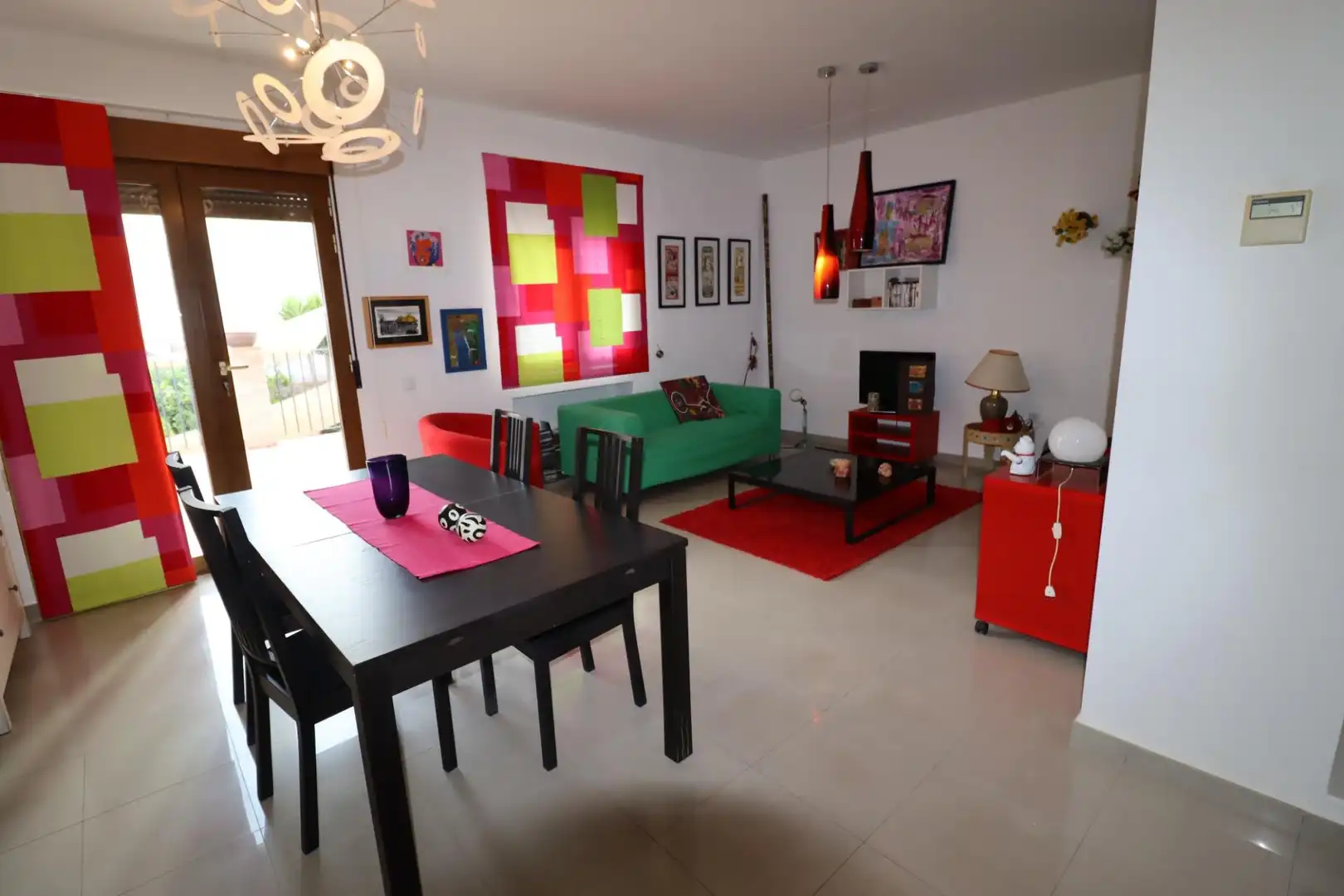 Wohnzimmer von Wohnungen zur Miete in Godella mit Klimaanlage, Terrasse und Abstellraum