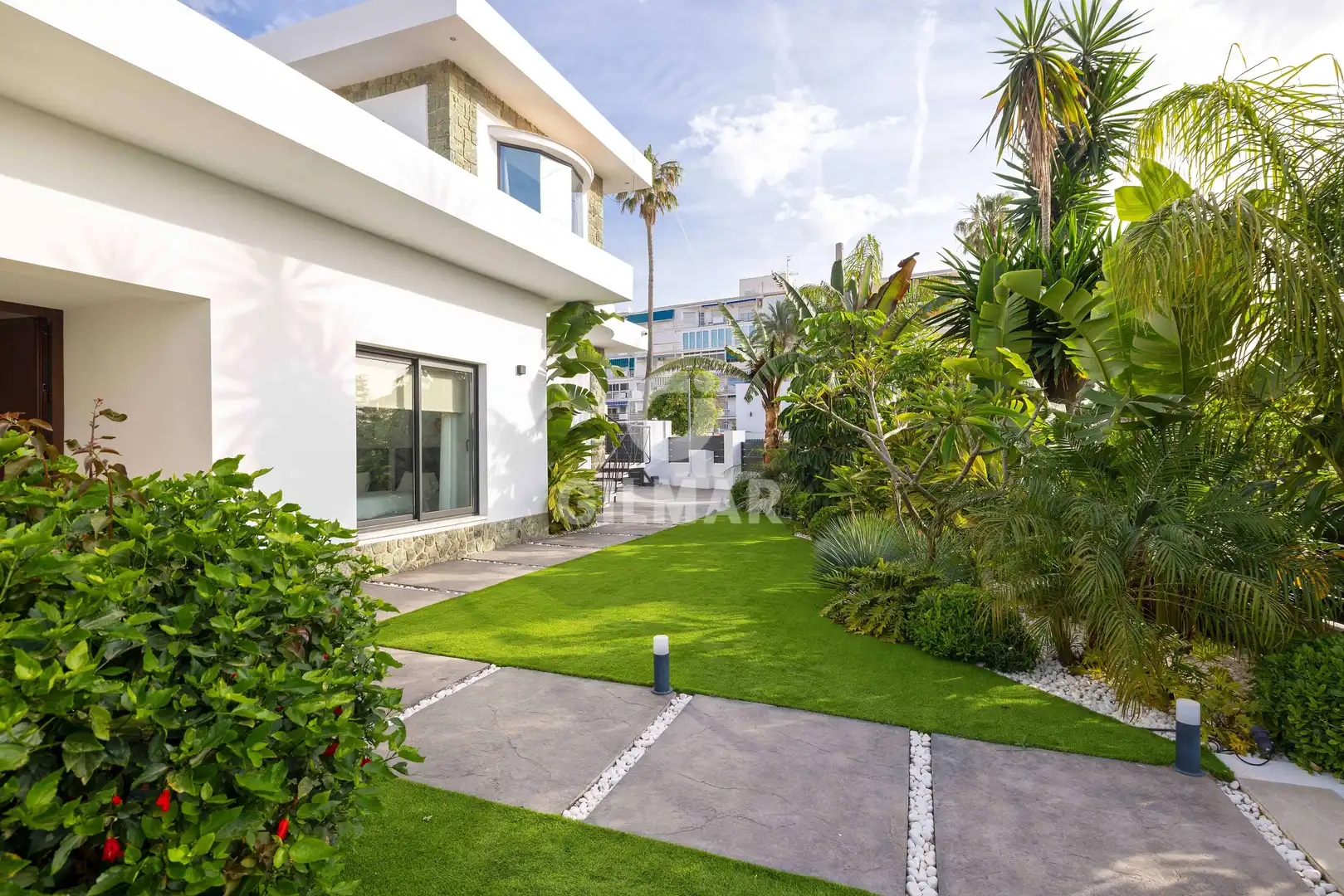 Garden of Houses for sale in Benalmádena  with Heating, Private garden and Swimming Pool