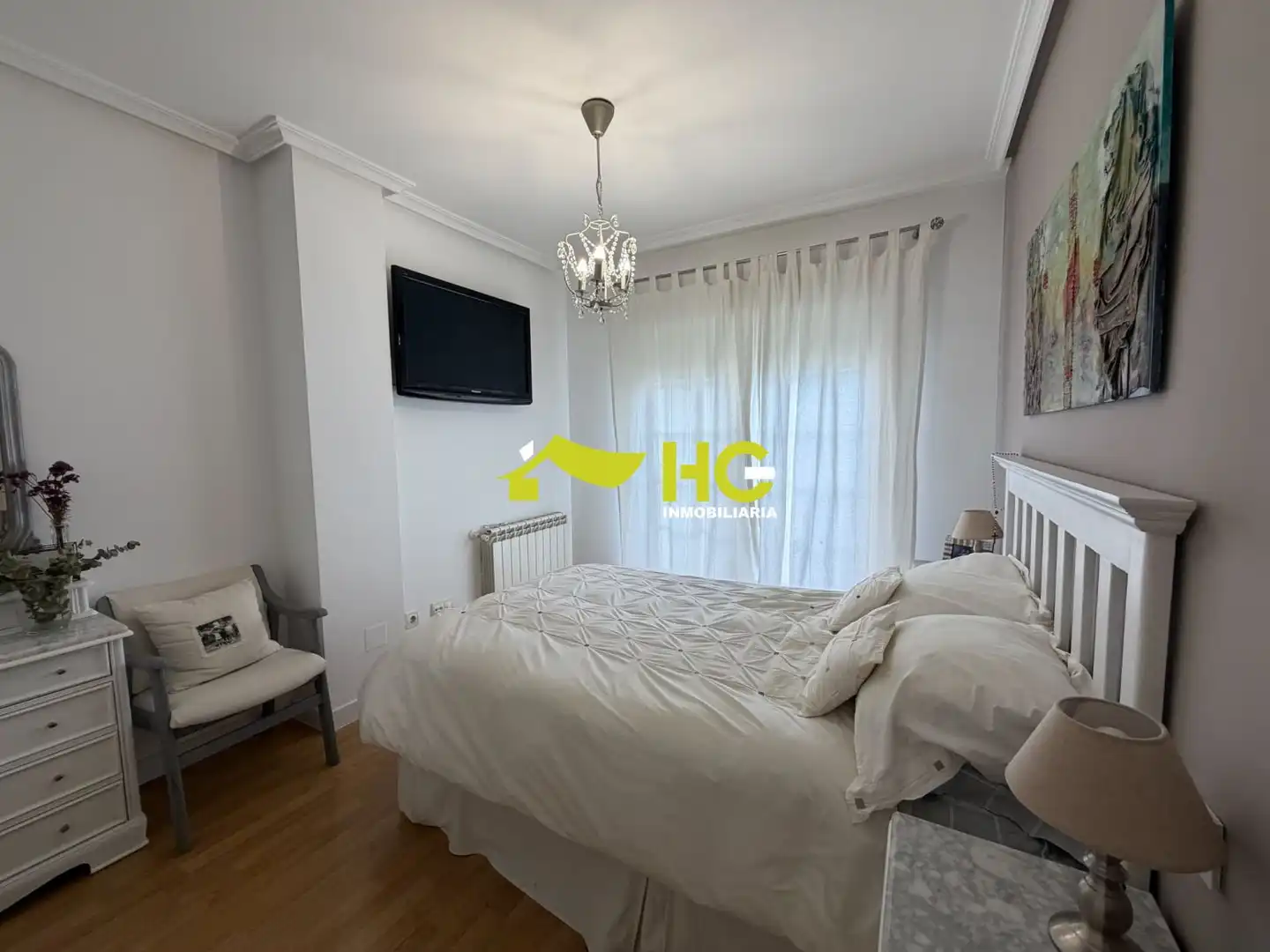Schlafzimmer von Dachboden zur Miete in Villaviciosa de Odón mit Klimaanlage, Heizung und Terrasse