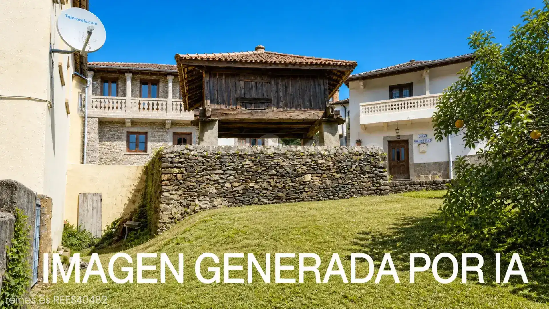 Jardín de Casa o chalet en venta en Coaña con Jardín privado