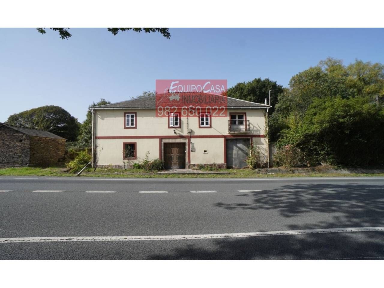 Exterior view of House or chalet for sale in Lugo Capital  with Private garden
