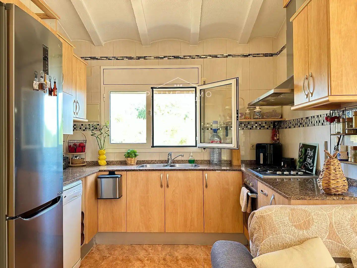 Cocina de Finca rústica en venta en L'Ampolla con Aire acondicionado, Calefacción y Terraza