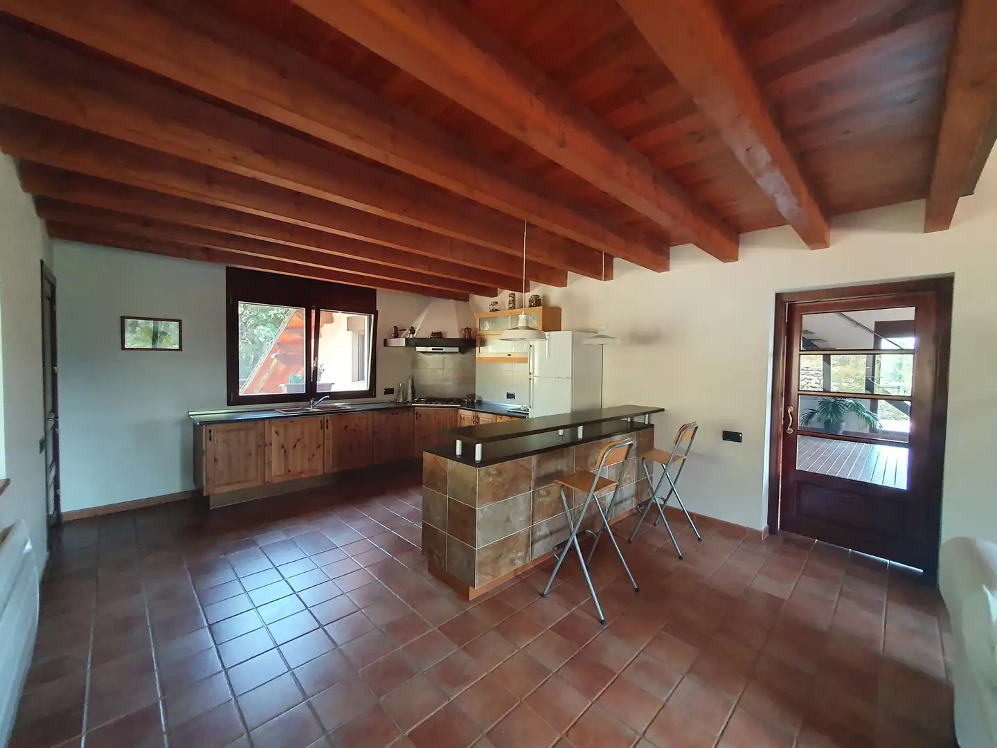 Cocina de Casa o chalet en venta en Guixers con Calefacción, Jardín privado y Terraza