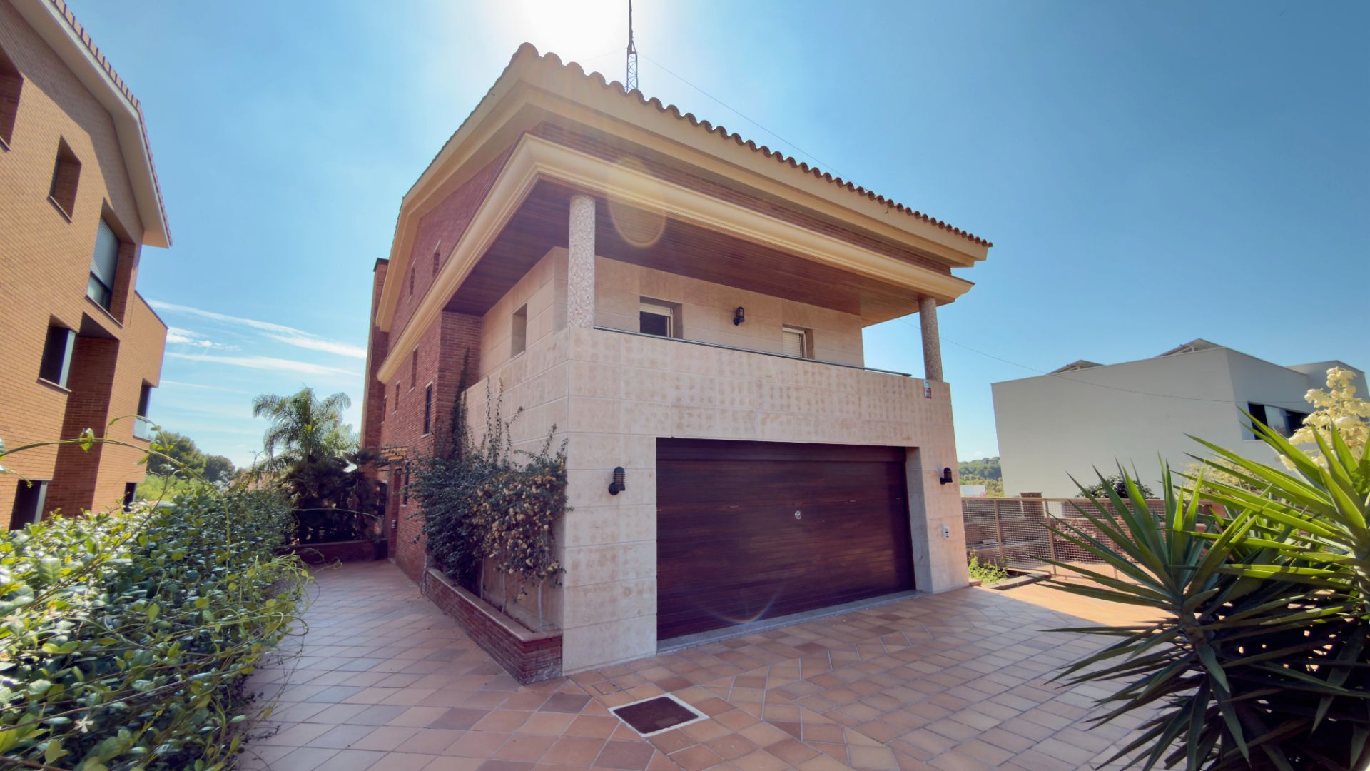 Exterior view of House or chalet for sale in Castelldefels  with Air Conditioner, Heating and Private garden