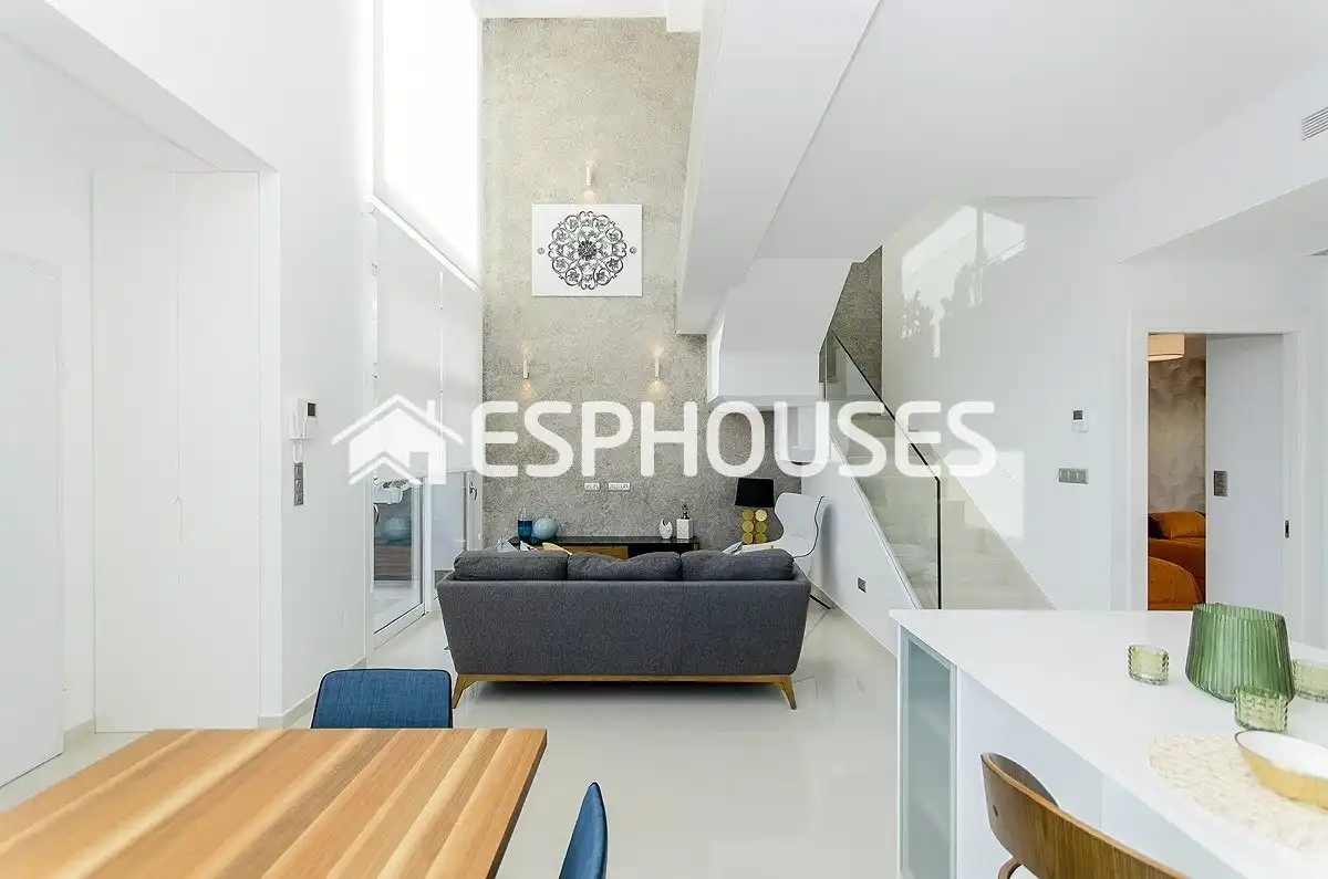 Living room of Houses for sale in Vera  with Terrace, Swimming Pool and Balcony