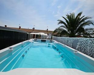 Swimming pool of Single-family semi-detached for sale in Peralta / Azkoien  with Air Conditioner, Terrace and Swimming Pool