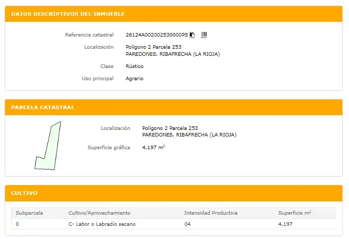 Terreno rústico en venta en Ribafrecha, imagen 2