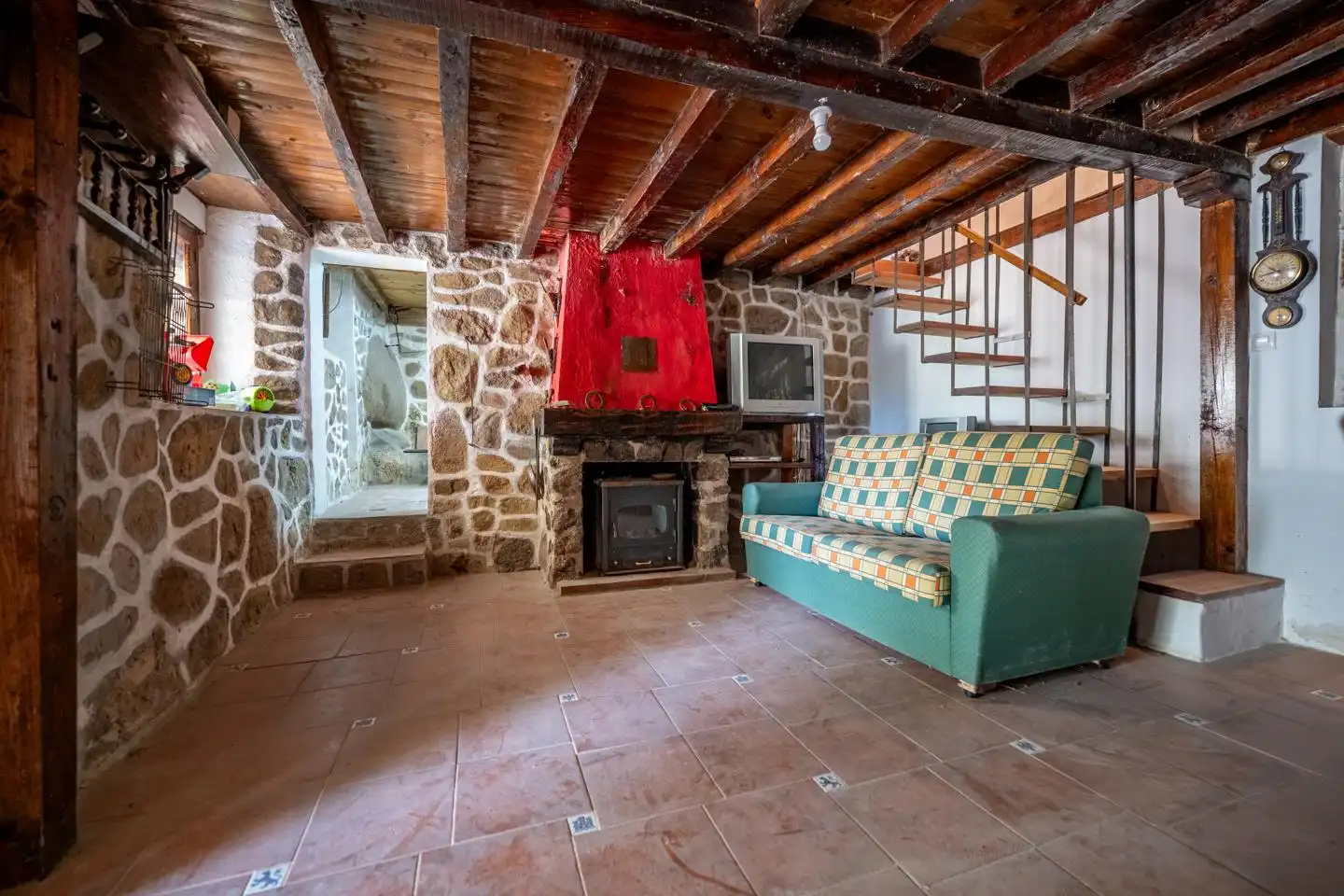 Sala d'estar de Finca rústica en venda en Ávila amb Jardí privat i Terrassa