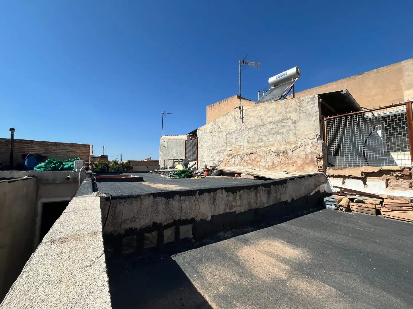 Terrasse von Einfamilien-Reihenhaus zum Verkauf in Fuente Álamo de Murcia mit Klimaanlage, Terrasse und Möbliert