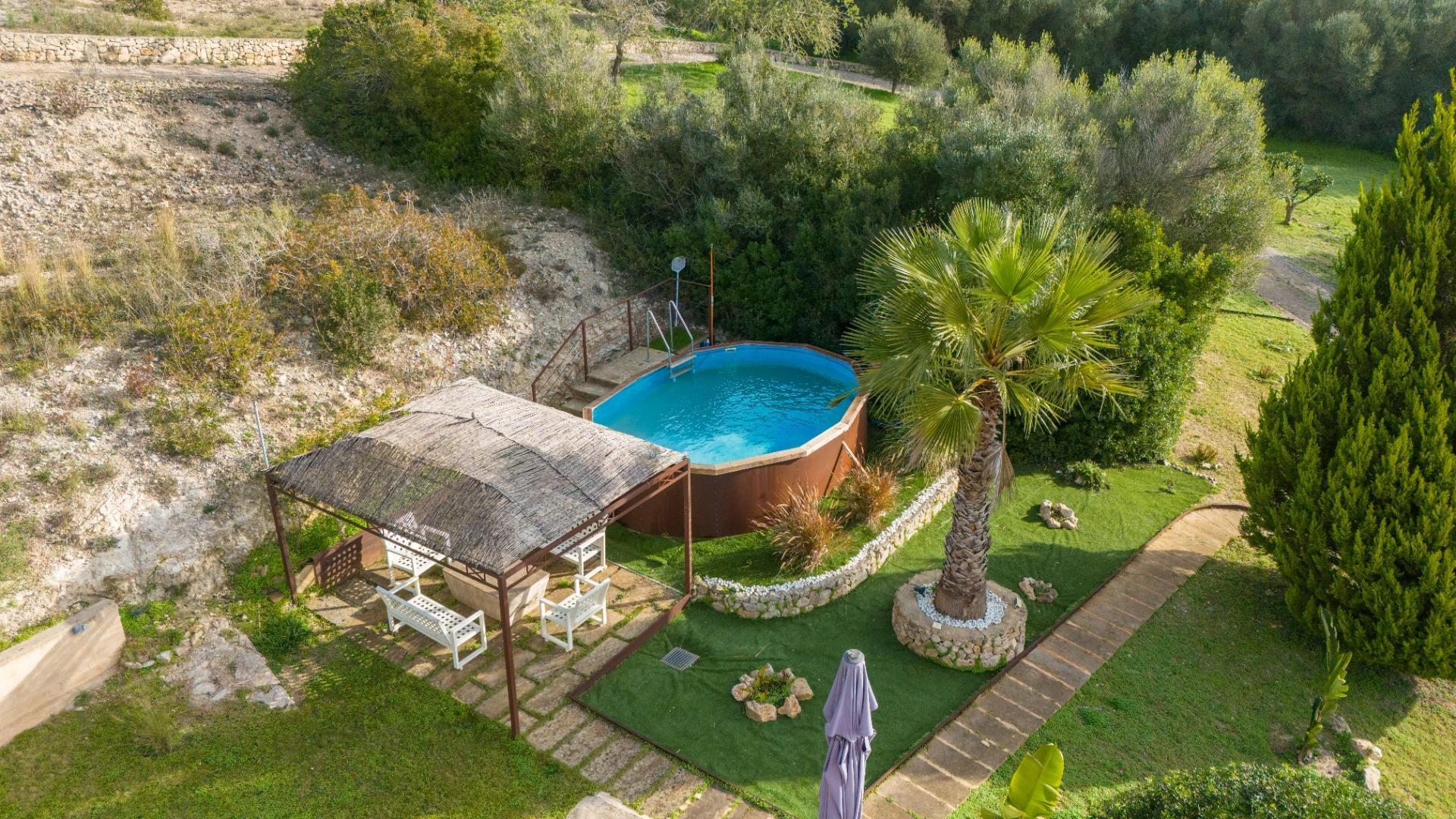 Piscina de Finca rústica en venda en Manacor amb Aire condicionat, Jardí privat i Terrassa