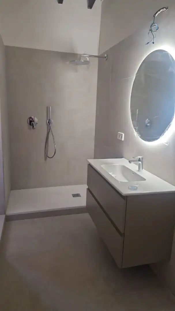 Baño de Piso de alquiler con opción a compra en  Palma de Mallorca con Aire acondicionado, Terraza y Amueblado