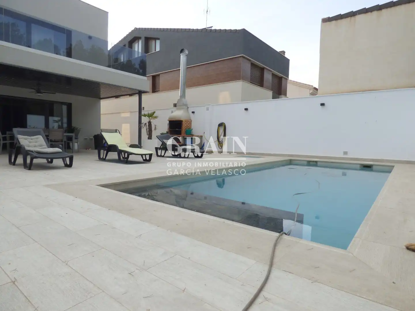 Swimming pool of Houses for sale in Albacete  with Heating, Terrace and Storage room
