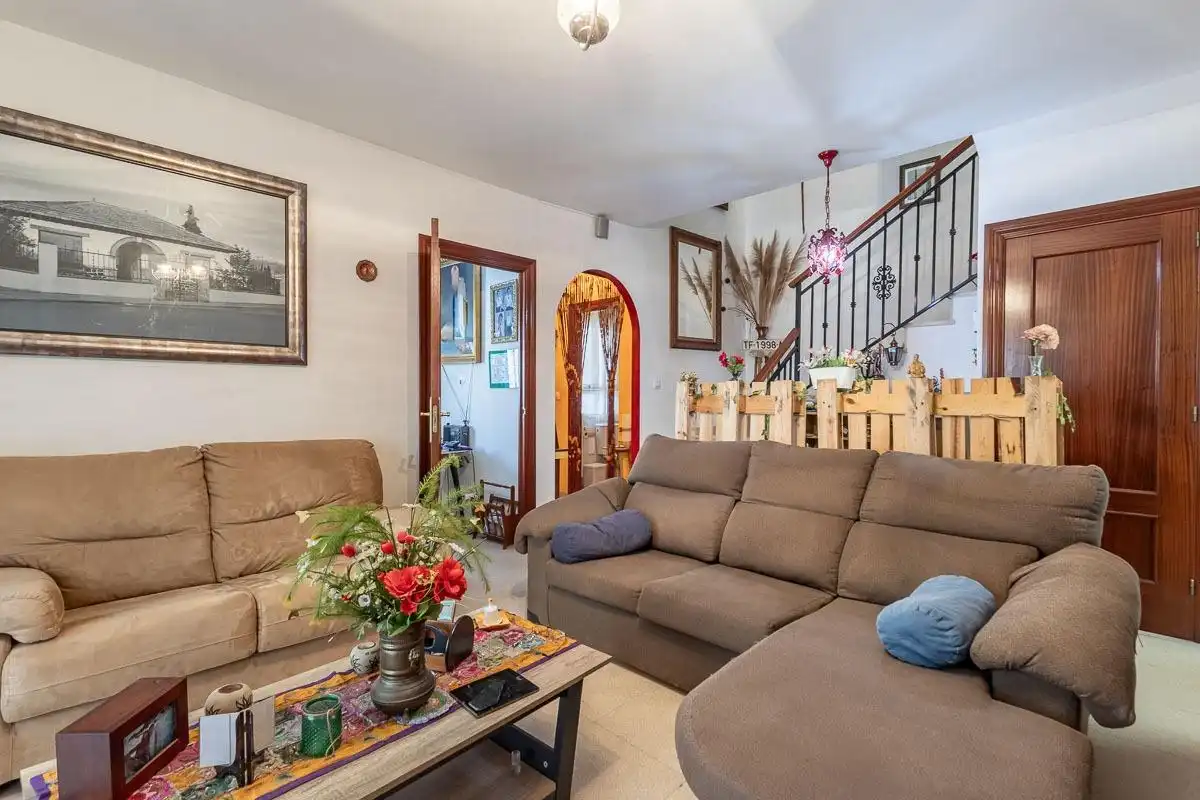 Living room of Detached homes for sale in Alhendín  with Heating, Terrace and Balcony