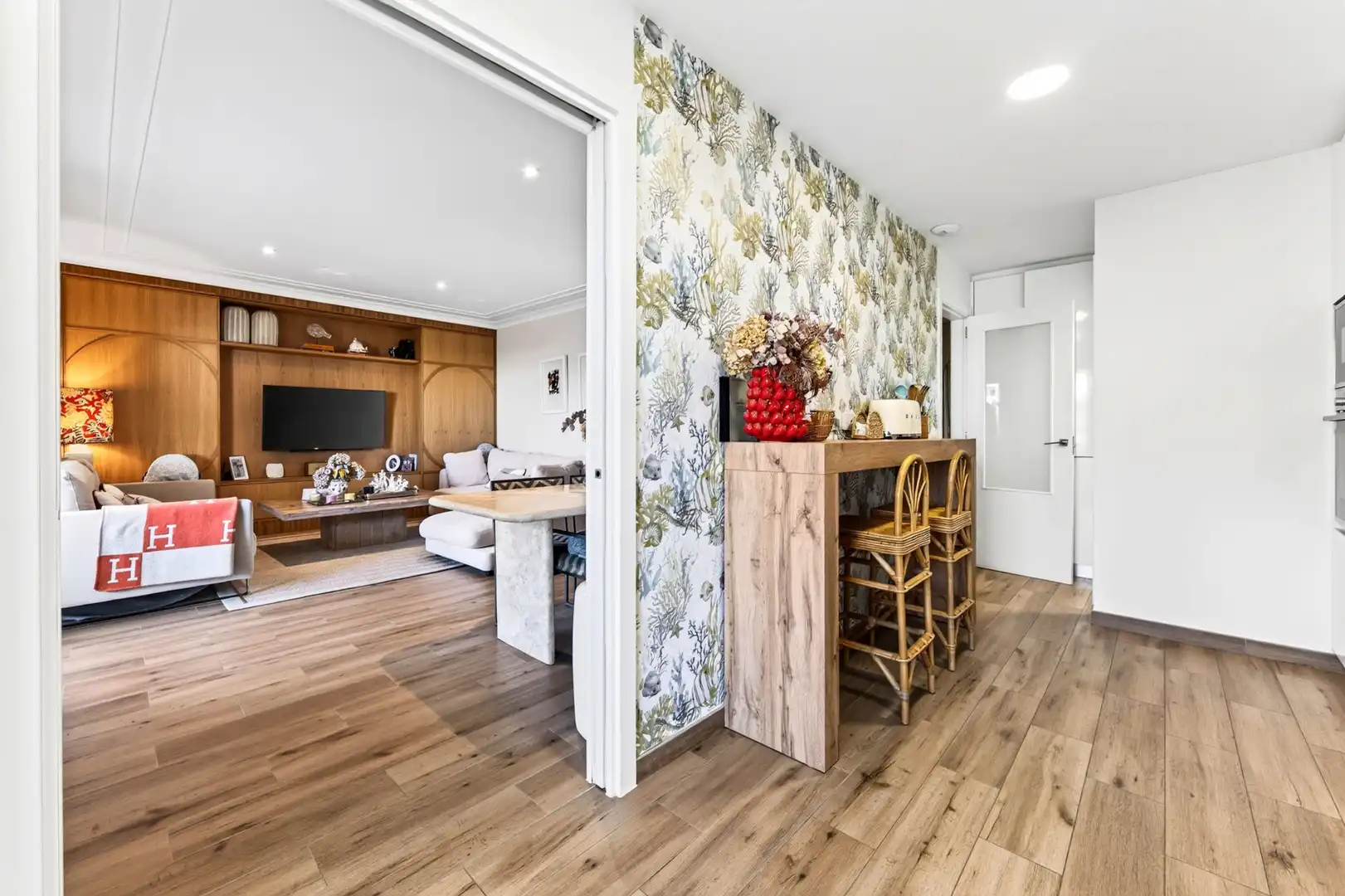 Sala de estar de Apartamento en venta en Málaga con Aire acondicionado, Terraza y Piscina
