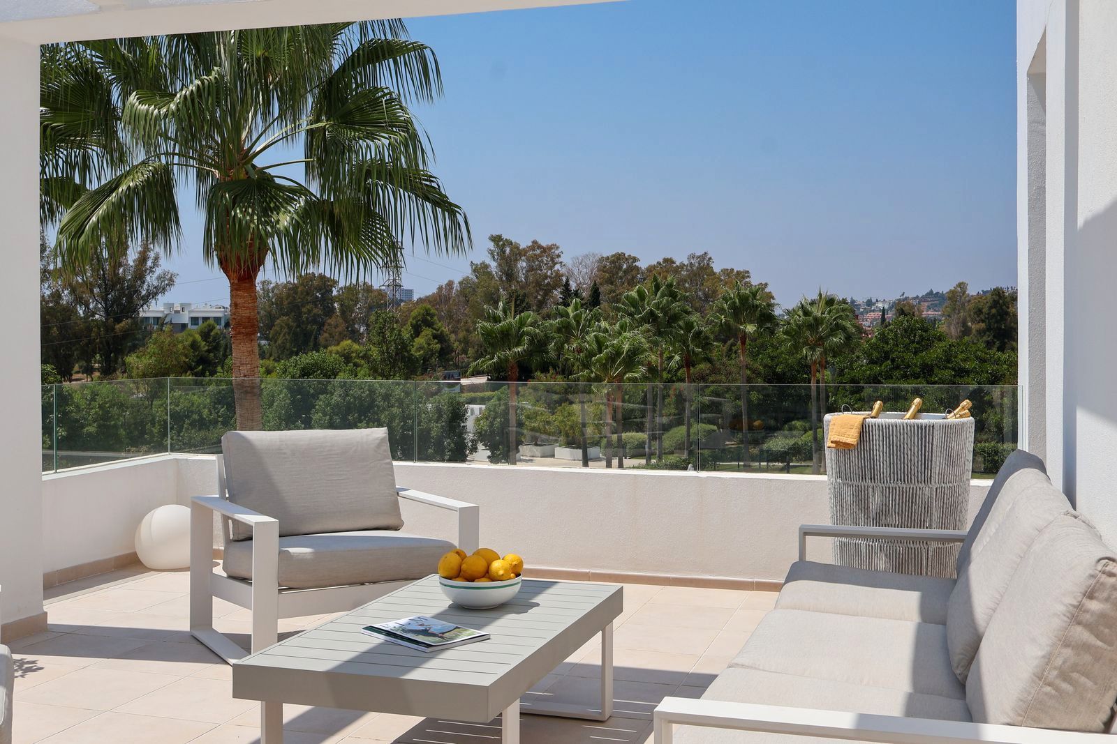 Terrace of Attic for sale in Estepona  with Terrace, Storage room and Furnished