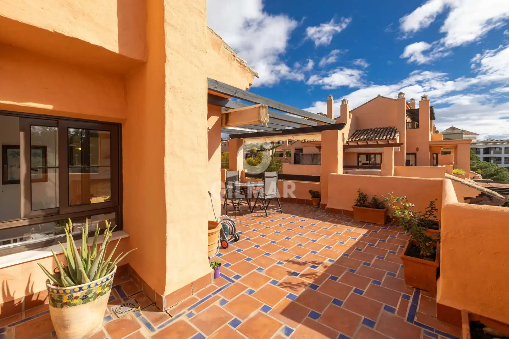 Terrace of Duplexes for sale in Estepona  with Heating, Private garden and Storage room